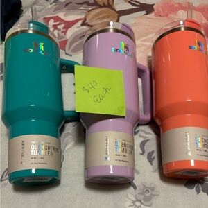 Stanley Blue and Purple Insulated Dining Mugs